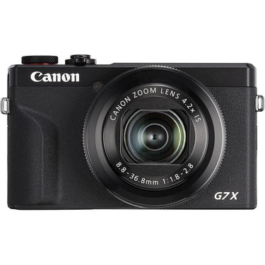 Canon PowerShot G7 X Mark III Digital Camera Black 4.2x Optical Zoom 4K Travel Bundle