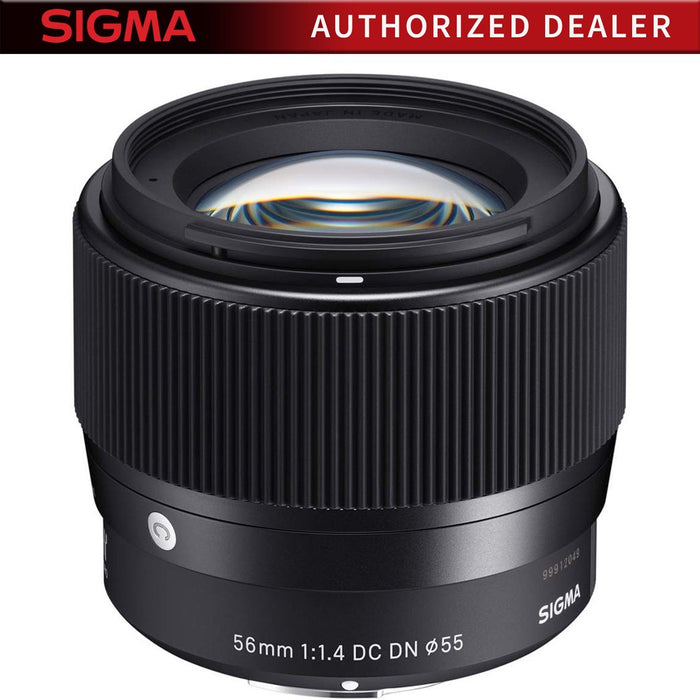 Sigma 56mm F1.4 DC DN C Contemporary Lens for Sony E-Mount (351965)