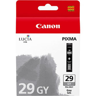 Canon PGI-29 GY - LUCIA Series Gray Ink Cartridge for Canon PIXMA PRO-1 Printer