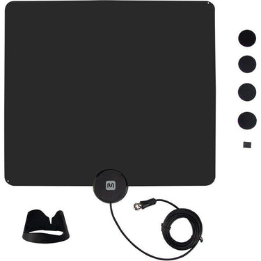 Monoprice Indoor Flat 4K HDTV Multi-Directional 35 Mile Antenna - 13805