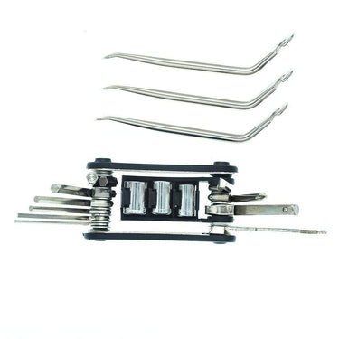 Deco Gear 16-in-1 Multi-Function Bike Mechanic Repair Tool Kit for Bicycle/Cycling