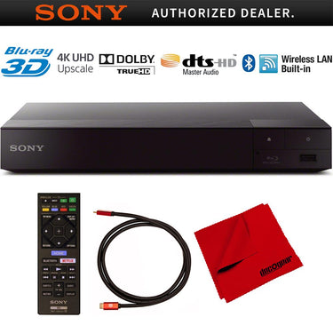 Sony BDP-S6700 4K Upscaling 3D Streaming Blu-ray Disc Player + 6ft HDMI Cable