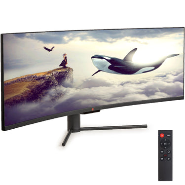 Deco Gear 43" Curved Ultrawide LED 3840x1200 32:10 120Hz FreeSync 4ms Gaming Monitor
