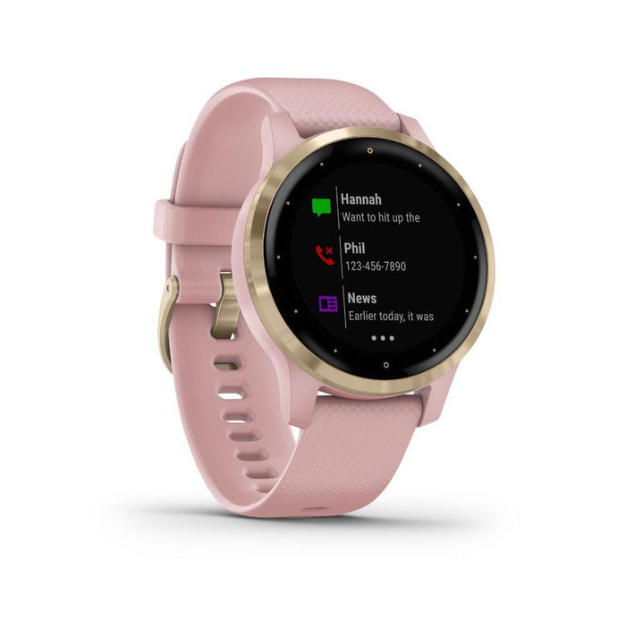 Garmin vivoactive 4S Smartwatch - (Dust Rose/Gold)