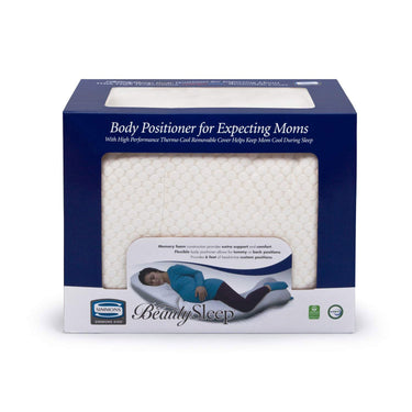 Simmons BeautySleep Body Positioner/Pillow for Expecting Moms with Thermo Cool Cover