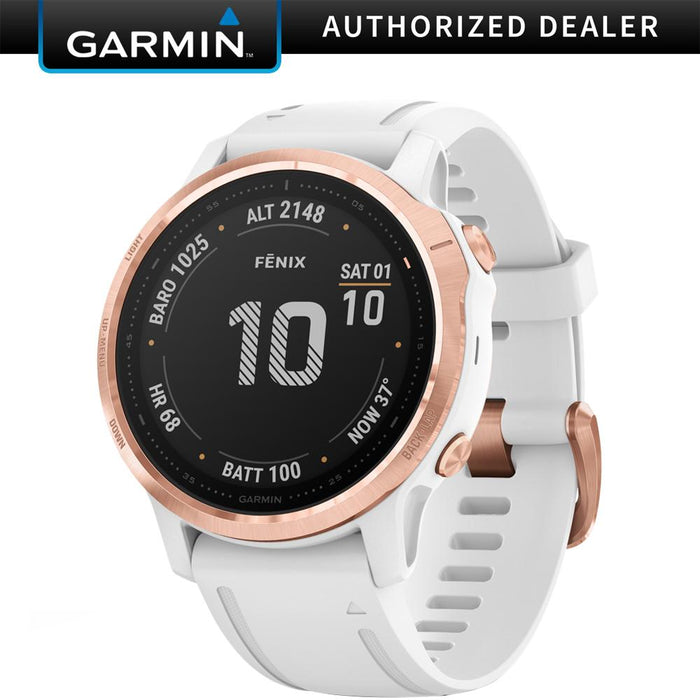 Garmin fenix 6S PRO Multisport GPS Smartwatch (Rose Gold)(010-02159-10)