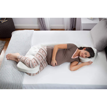 Simmons BeautySleep Body Positioner/Pillow for Expecting Moms with Thermo Cool Cover