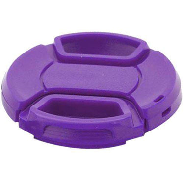 Vivitar 55mm UV Filter and Snap-On Lens Cap, Purple