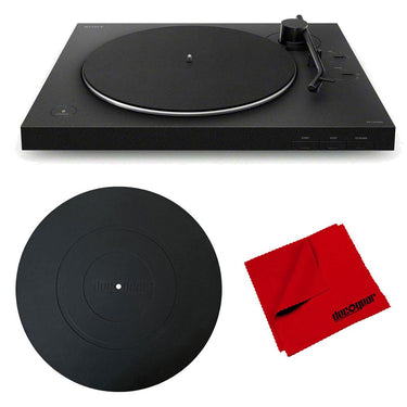 Sony PS-LX310BT Hi-Res Belt-Drive USB Turntable w/ Deco Gear 12" Silicone Platter Mat