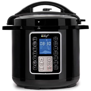 Deco Chef 8 QT 10-in-1 Pressure Cooker with Deco Gear Safety Gloves & Knife Set
