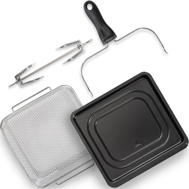 Deco Chef XL 12.7 QT Oil Free Air Fryer Oven with Deco Gear Cut Resistant Gloves Bundle