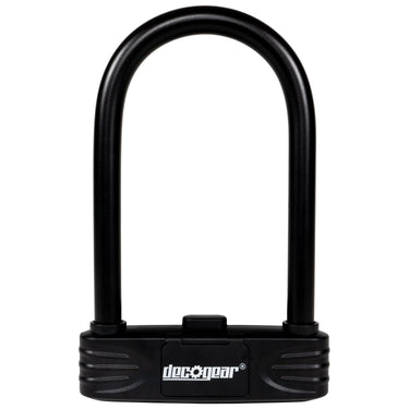 Deco Gear Heavy Duty Combination U-Lock with 16mm Rubberized Steel U-Shackle Bike Lock
