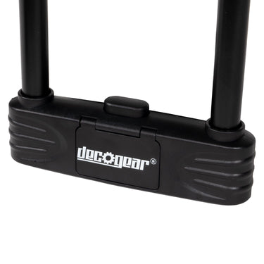 Deco Gear Heavy Duty Combination U-Lock with 16mm Rubberized Steel U-Shackle Bike Lock
