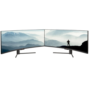 Deco Gear 49" Curved Ultrawide LED 3840x1080 32:9 144Hz FreeSync 4ms Gaming Monitor 2-Pack
