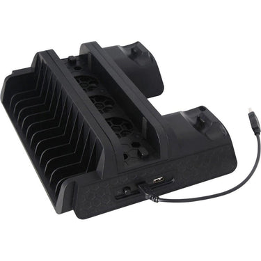 Deco Gear 3in1 PS4 Dual Controller Charging with Cooling Fan Open Box