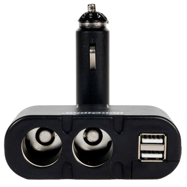 Deco Gear Dual DC12V/24V Electronic Multifunction Car Socket Cigarette Lighter USB Ports
