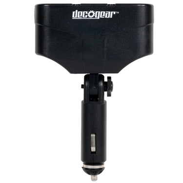 Deco Gear Dual DC12V/24V Electronic Multifunction Car Socket Cigarette Lighter USB Ports