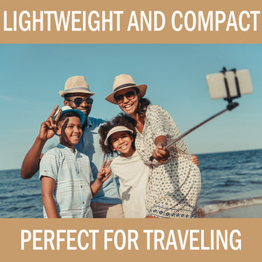 Deco Essentials Telescopic Metal 33" Selfie Stick w/ Tripod and Wireless Remote for iOS/Android