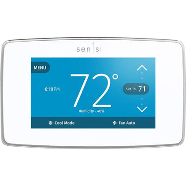 Emerson Sensi Touch Wi-Fi Smart Thermostat with Touchscreen White Open Box