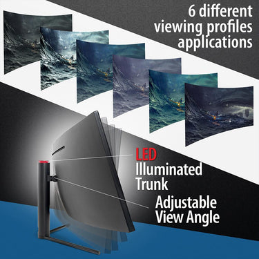 Deco Gear 43" Curved Ultrawide LED 32:10 120Hz FreeSync Gaming Monitor Open Box