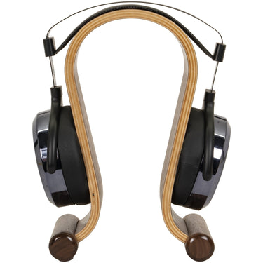 Deco Gear Wood Headphone Display Stand Secure Tabletop Holder / Gaming Headset Hanger