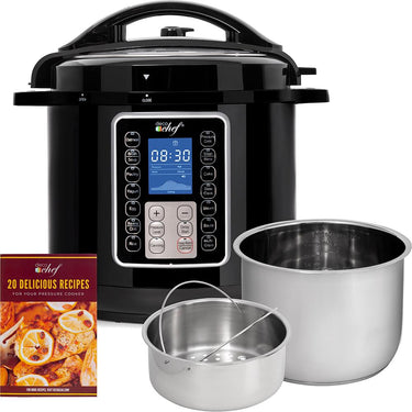 Deco Chef 8 QT 10-in-1 Pressure and Slow Cooker (Open Box)
