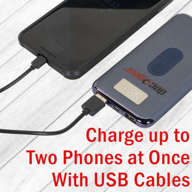 Deco Gear Wireless Speaker Backpack with 10,000 mAh Power Bank w/ extra 8000 mAh Powerbank