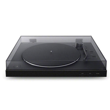 Sony PS-LX310BT Hi-Res Belt-Drive USB Turntable, Black w/ Receiver + Speaker Bundle