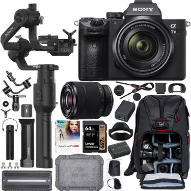 Sony a7 III Mirrorless Camera + 28-70mm + DJI Ronin-S Essentials Filmmaker's Kit