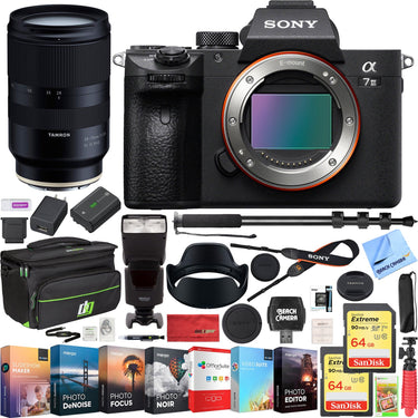 Sony a7 III Alpha Mirrorless 4K Camera + Tamron 28-75mm F2.8 Di III RXD A036 Lens Kit