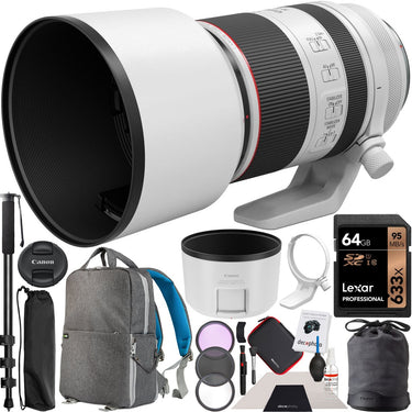 Canon RF 70-200mm F2.8 L IS USM Lens for EOS R & RP Mirrorless Camera Bundle