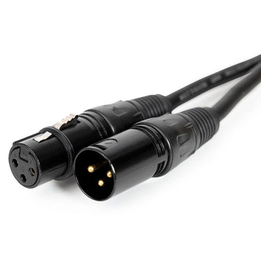 Deco Gear XLR 10' Male to XLR Female 16AWG Gold Plated Cable 2 Pack