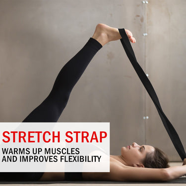 Deco Gear Home Gym 7-Piece Fitness Kit Resistance Training, Stretching Set, Grip Enhancers