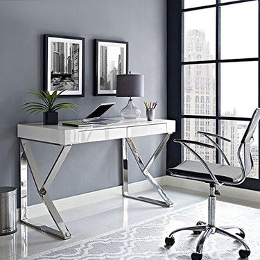 Modway Adjacent Desk in White (Box 2 of 2 ) Part # EEI-2047-WHI