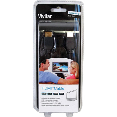 General Brand 6ft  High Speed HDMI Cable - Black - Open Box