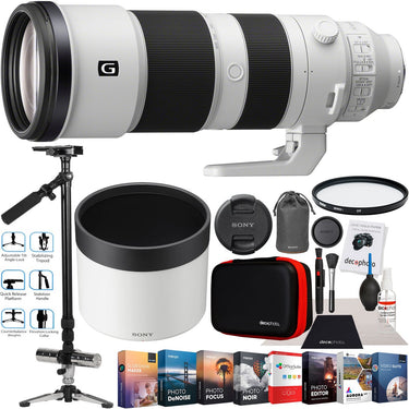 Sony FE 200-600mm F5.6-6.3 G OSS Zoom Lens Full-Frame SEL200600G Stabilizer Bundle