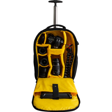 Deco Gear 3-in-1 Travel Camera Case - Waterproof Trolley Backpack; Carry On Bag - Open Box