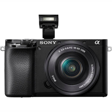 Sony Alpha a6100 APS-C Mirrorless Interchangeable-Lens Camera+ 16-50mm Lens, Open Box