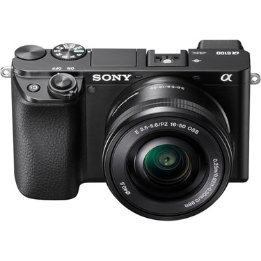 Sony Alpha a6100 APS-C Mirrorless Interchangeable-Lens Camera+ 16-50mm Lens, Open Box