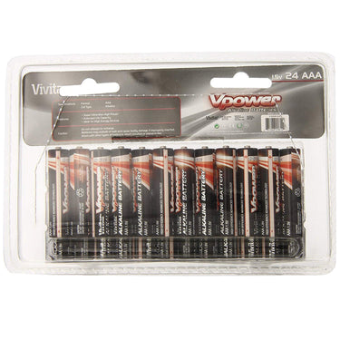 Vivitar 1.5 V Super Ultra Max High Power Alkaline Batteries AAA 24-Pack V-24AAA-ALK