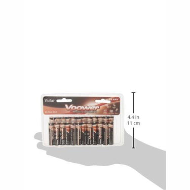 Vivitar 1.5 V Super Ultra Max High Power Alkaline Batteries AAA 24-Pack V-24AAA-ALK