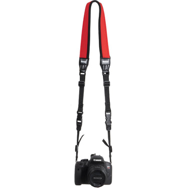 Vivitar Universal Neoprene Neck Camera Strap for DSLR, Mirrorless, Point/Shoot (Red)