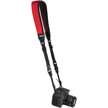 Vivitar Universal Neoprene Neck Camera Strap for DSLR, Mirrorless, Point/Shoot (Red)