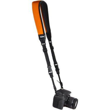 Vivitar Universal Neoprene Neck Camera Strap for DSLR, Mirrorless, Point/Shoot (Orange)