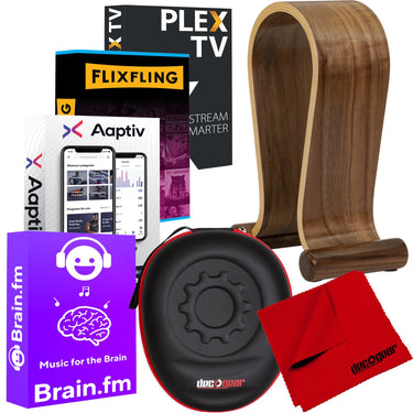 Deco Gear Headphone Accessory Bundle with Audio Entertainment Essentials 2020 Bundle