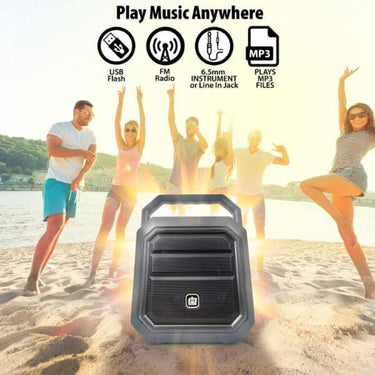 Deco Gear Portable PA Speaker with Wireless Microphone - 30W Power Open Box