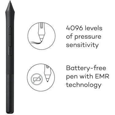 Wacom CTL6100WLK0 Intuos Creative Pen Tablet Bluetooth - Medium, Factory REFURBISHED