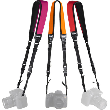 Deco Gear Camera Sling Backpack with Vivitar Camera Stabilizer and 3-Pack Neck Straps