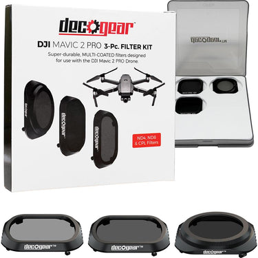 Deco Gear 3-Piece Filter Kit (CPL+ND4+ND8) for Camera on the DJI Mavic 2 Pro - Open Box