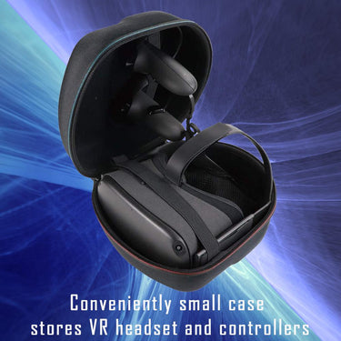 Deco Gear Compact All-In-One Hard Carrying Case for Oculus Quest 2 VR Headset, Controllers